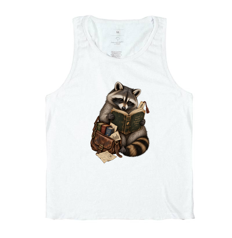 Camiseta Guaxinim Leitor - Imagem 2