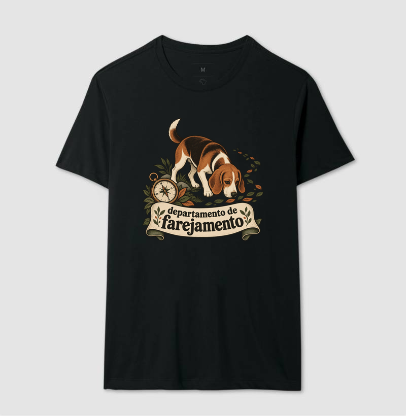 Camiseta Cão Farejador "departamento de farejamento" | Pelo & Pano - Imagem 2