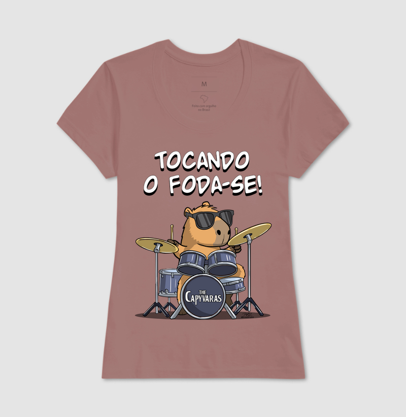 Camiseta Capivara Tocando o Foda-se - Imagem 17