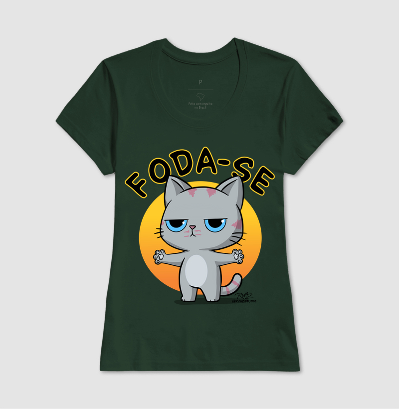 Camiseta Gato Sincero F... - Imagem 13