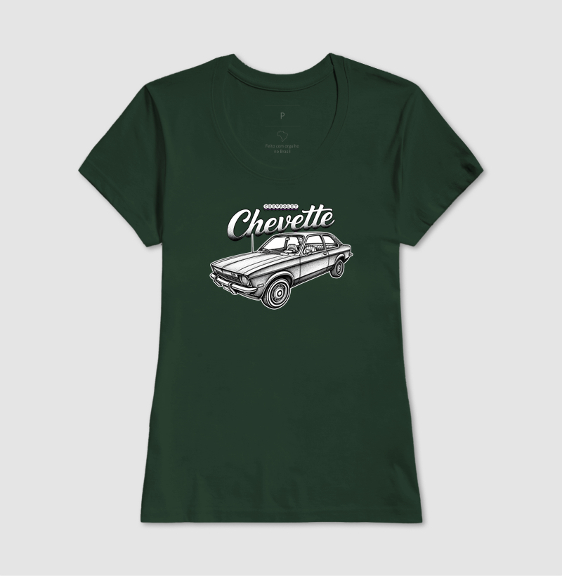 Chevrolet Chevette Tubarão Lateral - Clássico Anos 70 Pontilhado - Imagem 9