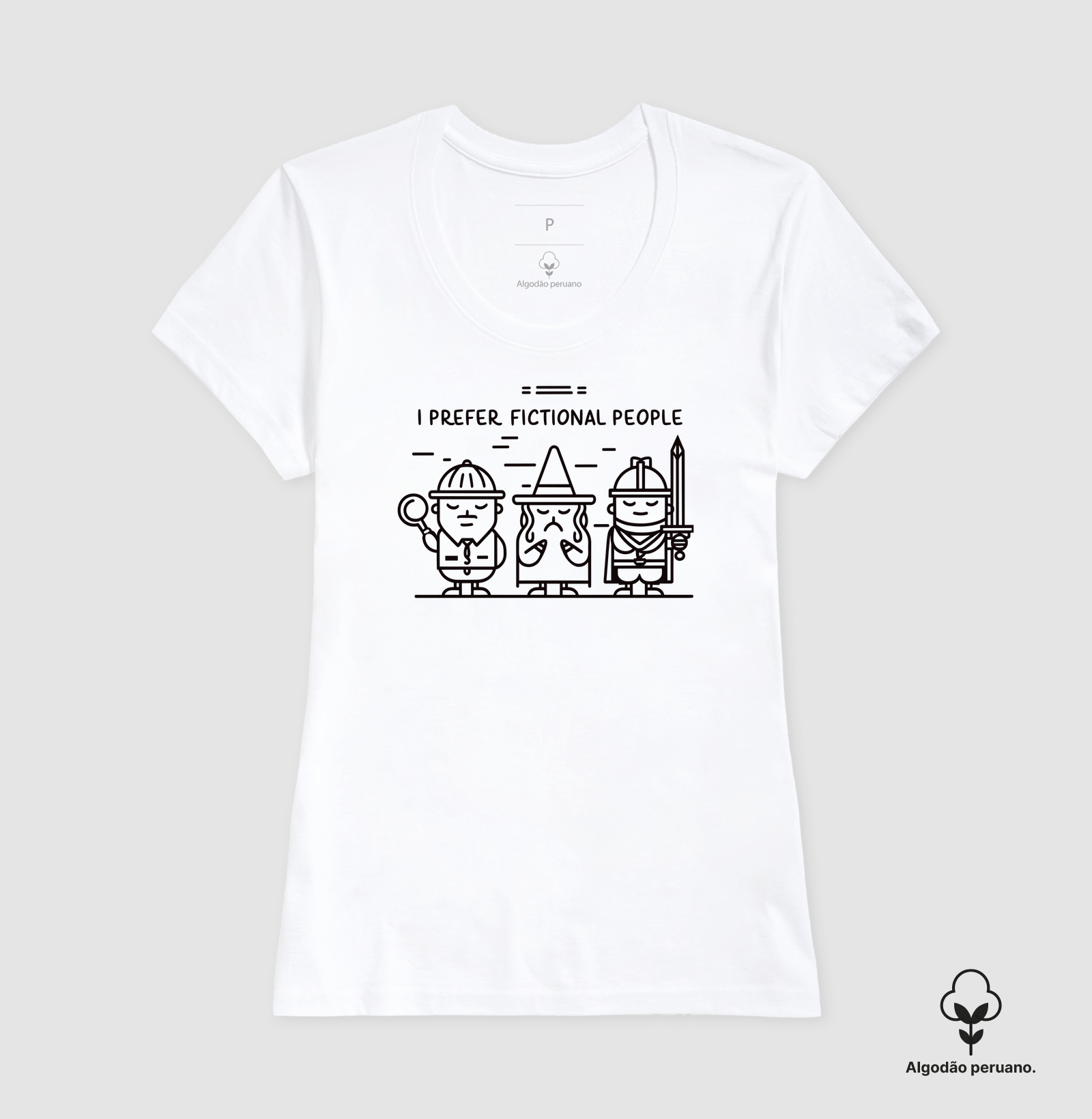 Camiseta Algodão Peruano Fugitivo da Realidade - Imagem 5