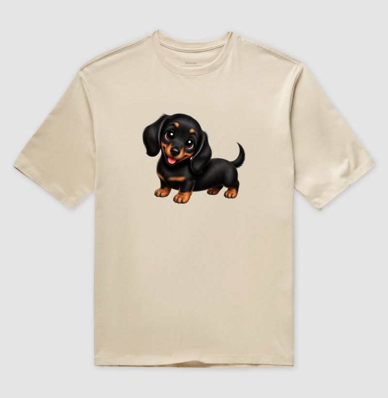 Dachshund Preto - Desenho Animado - Imagem 3