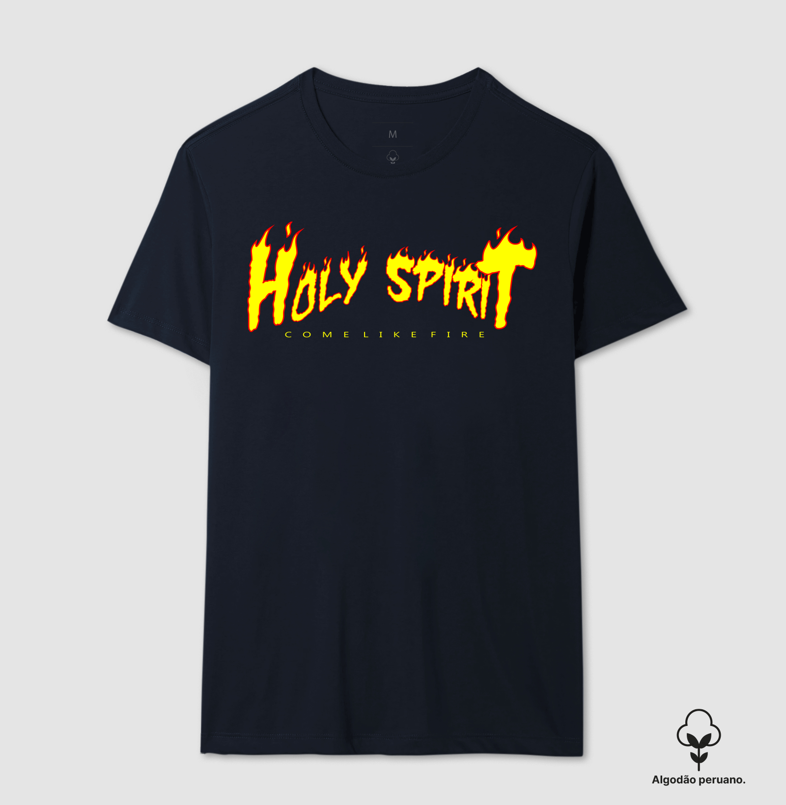 Camiseta Algodão Peruano Cristã Holy Spirit Espírito Santo - Imagem 8