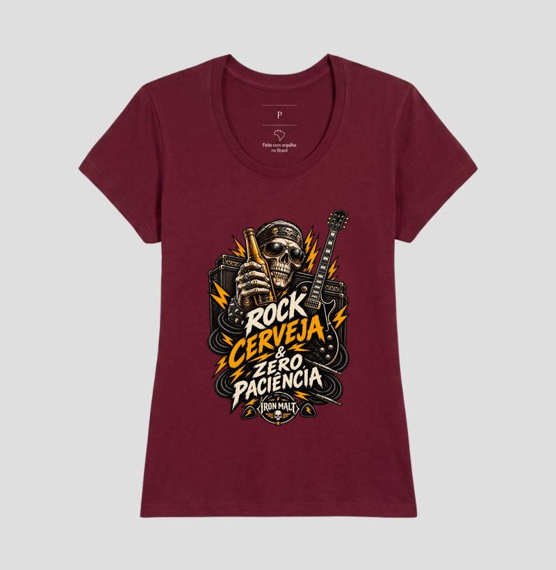 Camiseta Rock, Cerveja & Zero Paciência - Imagem 19