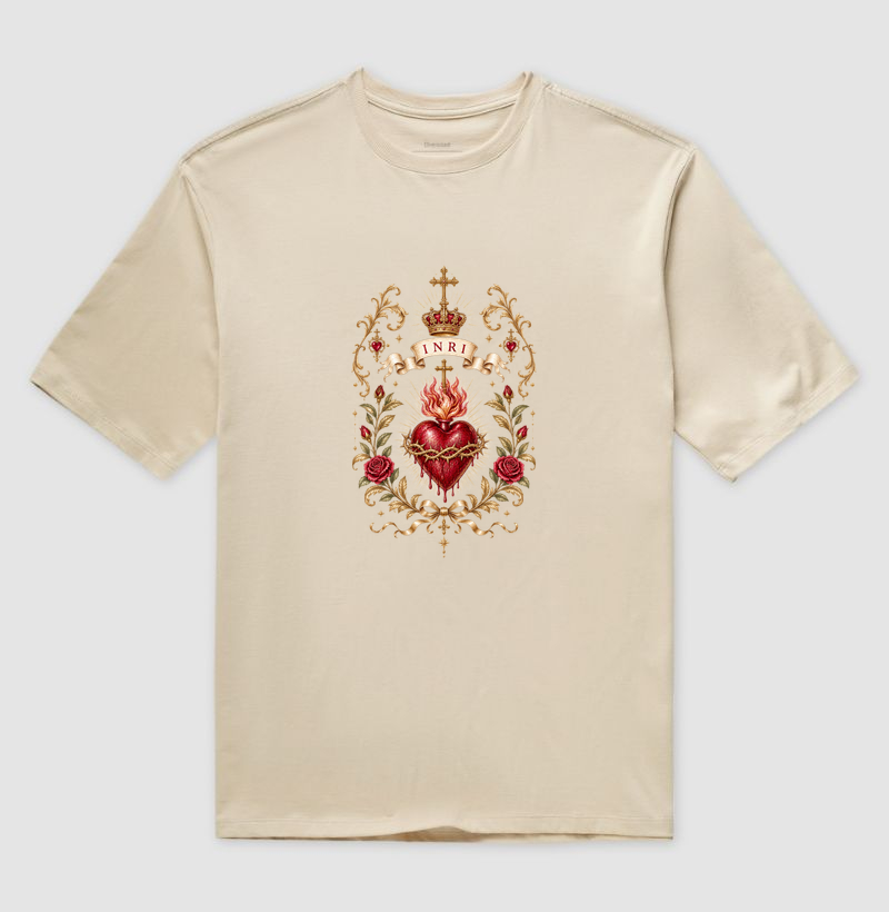 Camiseta Oversized Cor Iesu - Imagem 3