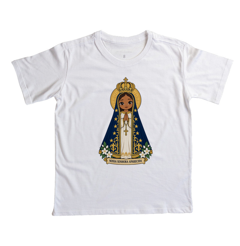 Nossa Senhora Aparecida estilo chibi - Imagem 2