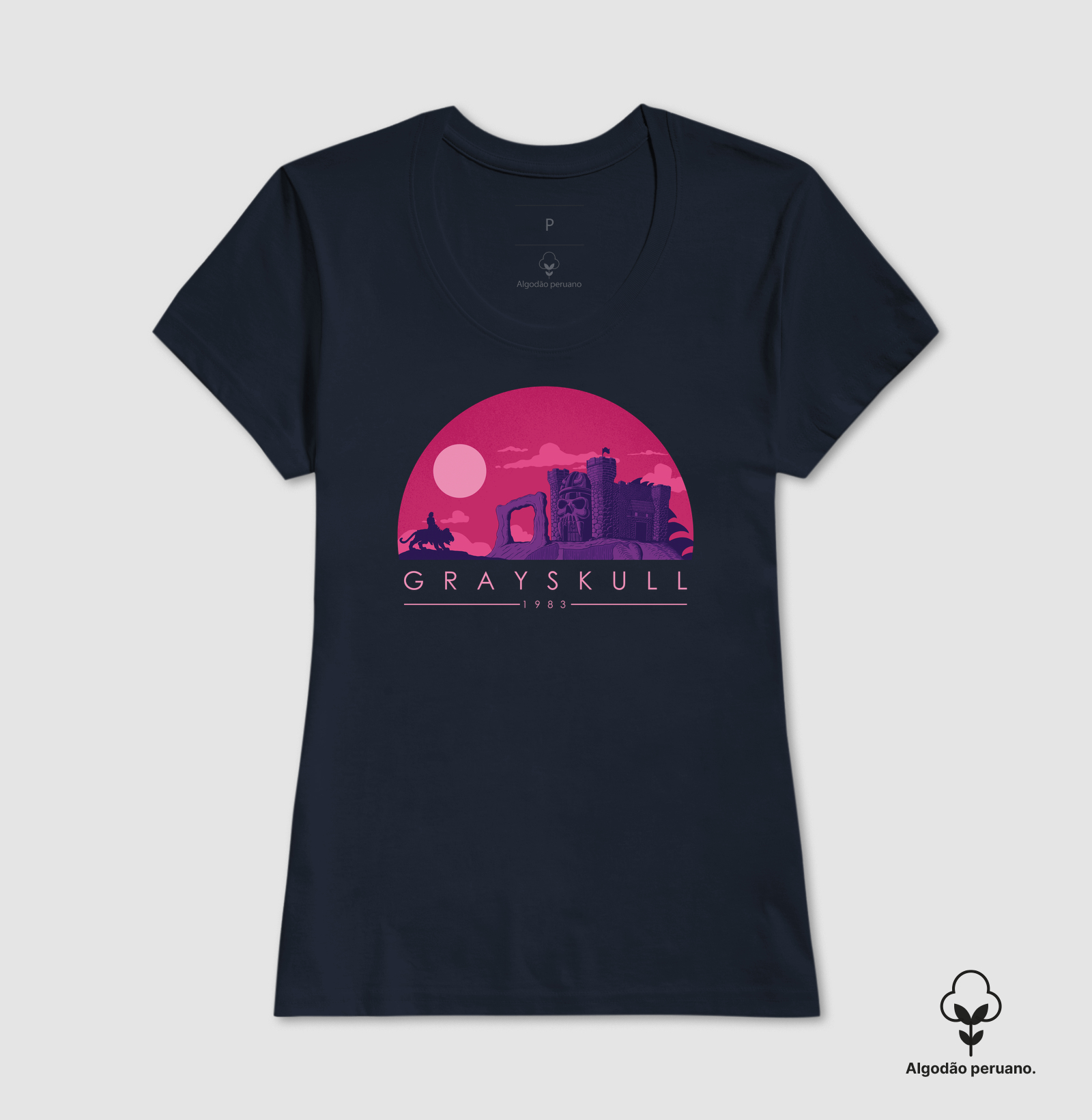 Camiseta Algodão Peruano Grayskull 1983 - Imagem 6