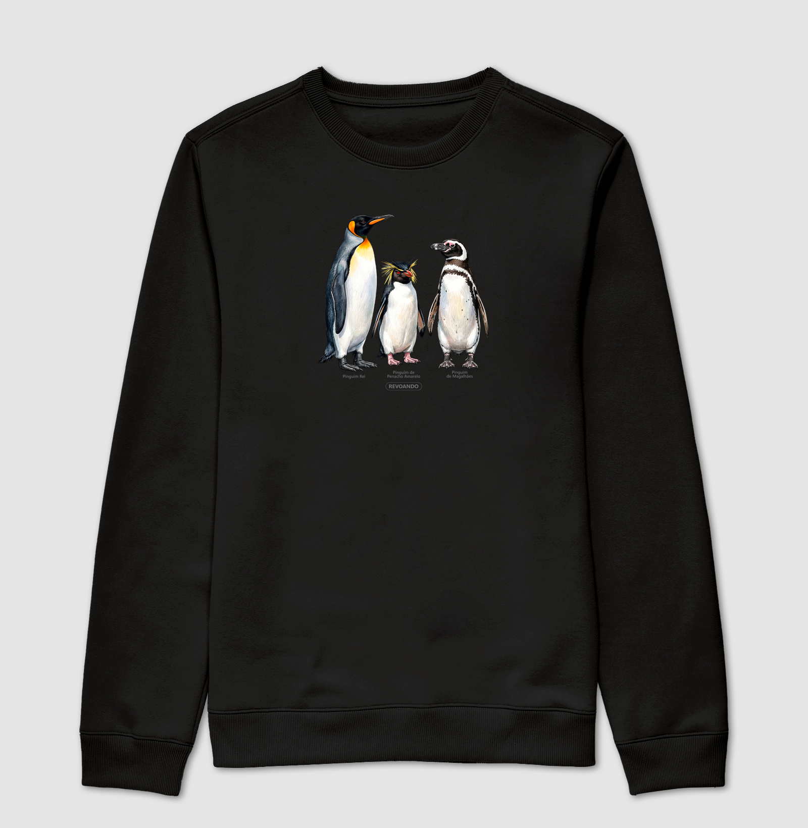 Traços Alados - Coletivo Pinguins - Moletom - Imagem 6