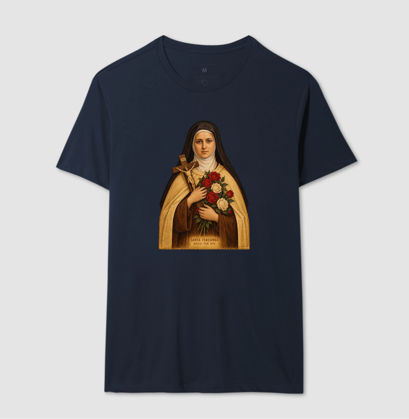Camiseta Santa Teresinha Rogai por Nós - Imagem 6