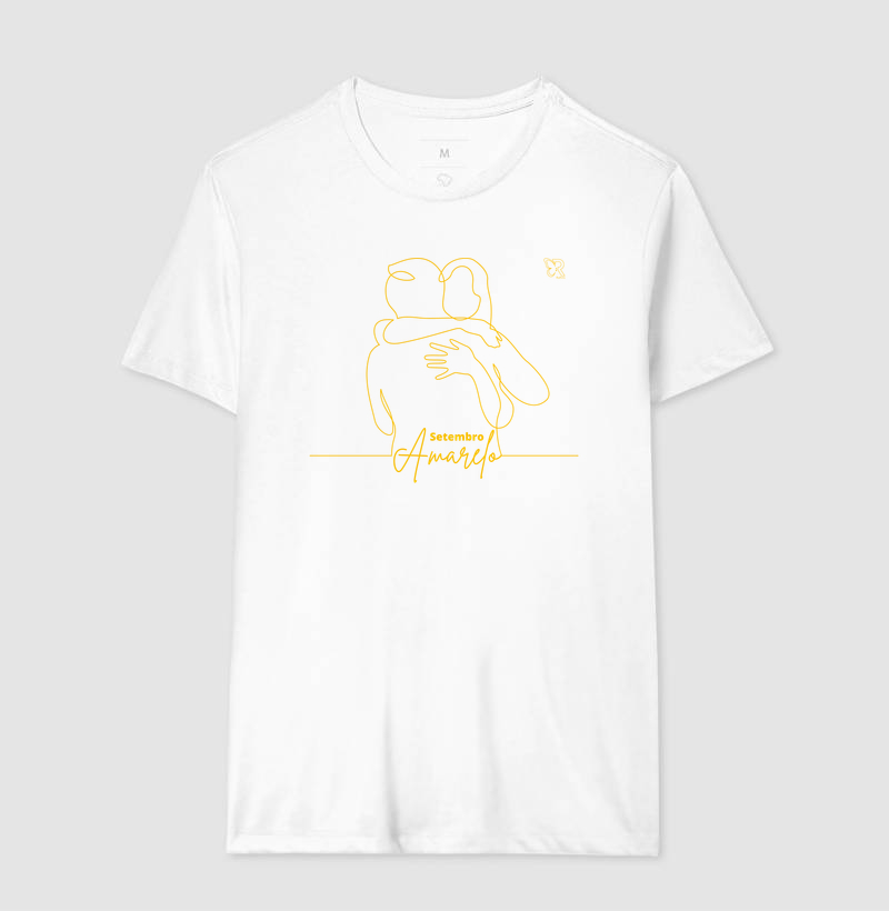 Camiseta - Abraço - Setembro Amarelo - Imagem 3