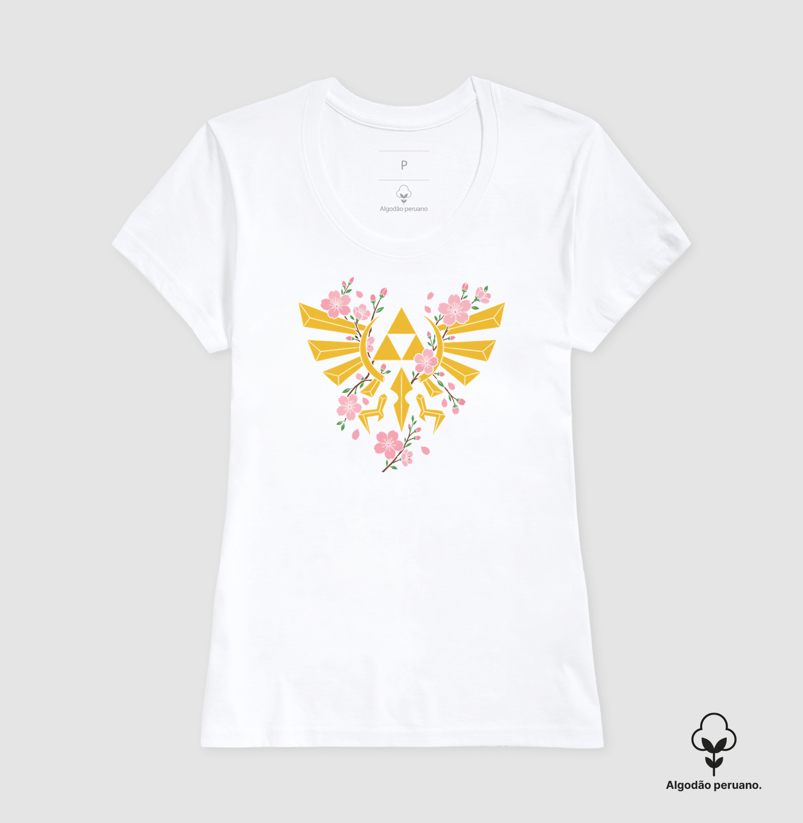 Triforce de Sakura – Brasão Florido - Imagem 4