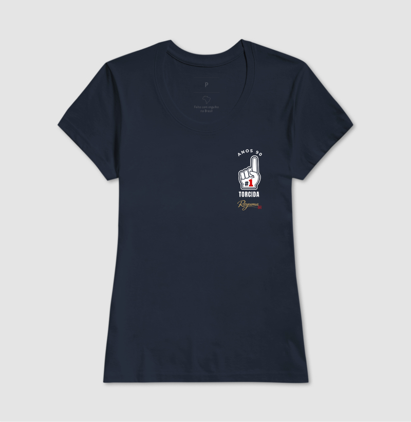 Camiseta Masculina, Feminina, Babylook e Unissex Futebol “Torcida #1 ”- Algodão 100%  - Imagem 5