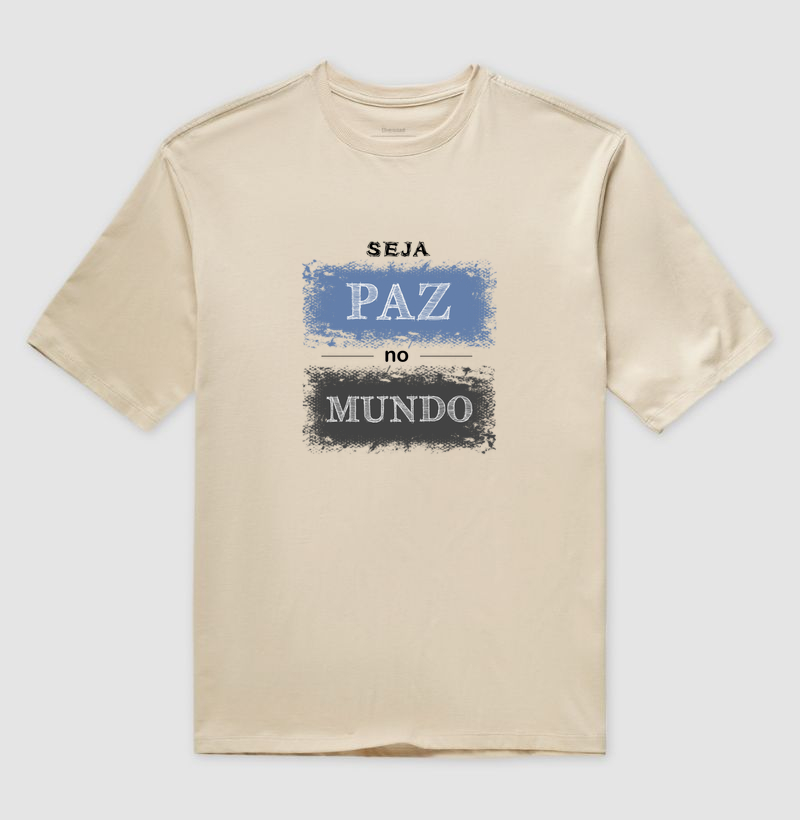Seja Paz • No Mundo (oversized) - Imagem 6
