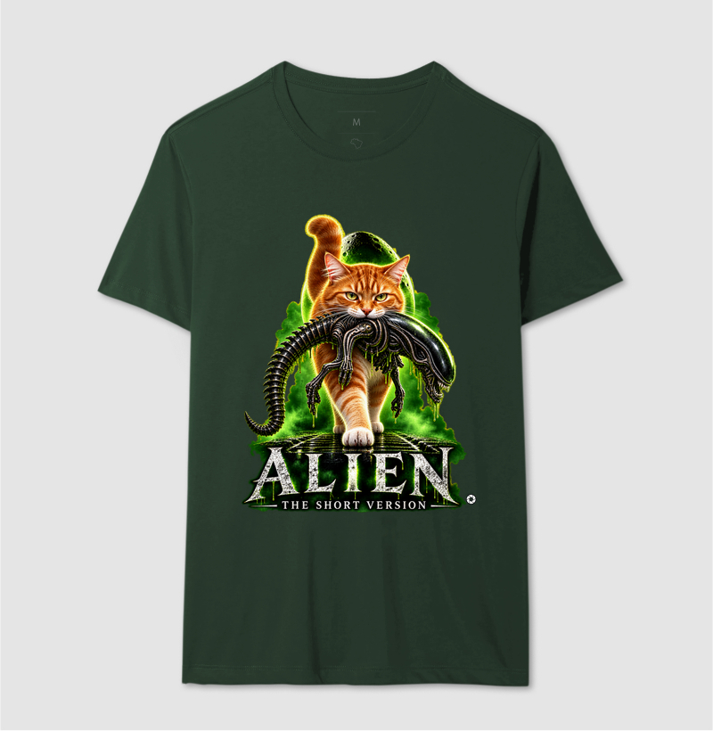 Camiseta Alien – The Short Version Gatos (laranjinha) - Imagem 12