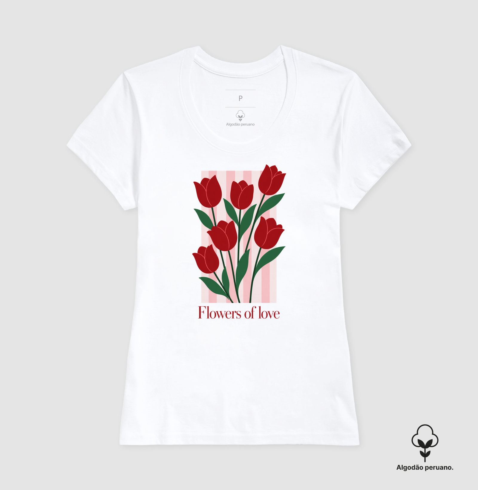 Camiseta Flowers of love - Imagem 3