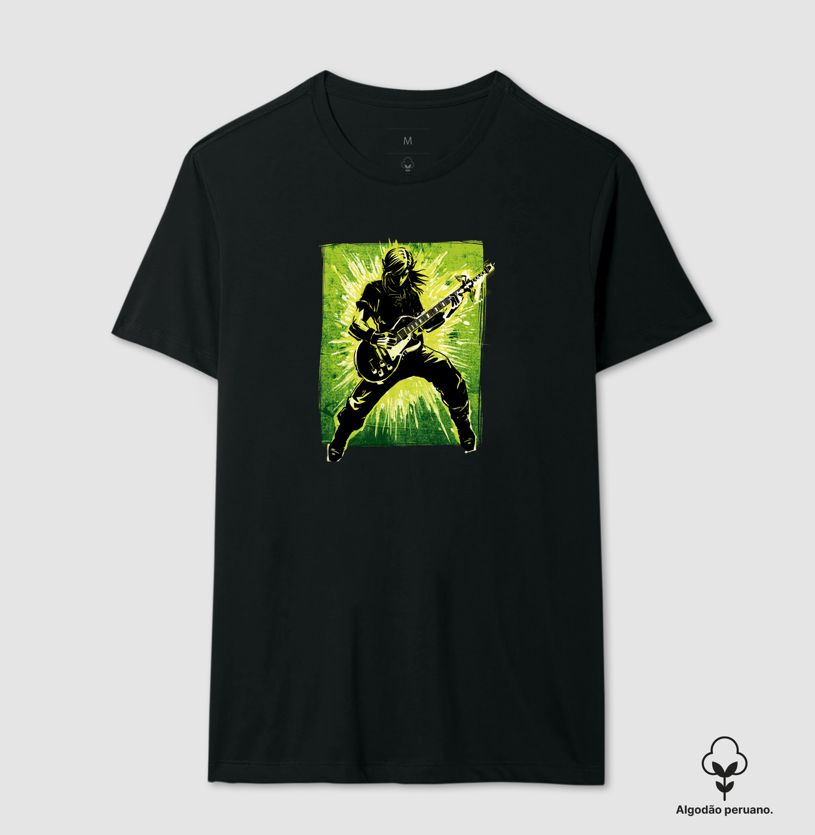 Camiseta Legendary Guitar Hero Algodão Peruano - Imagem 4