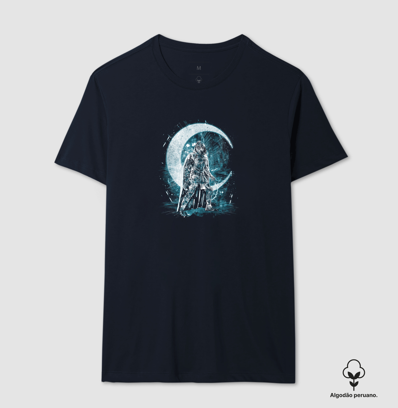 Camiseta Moon Night Storm Algodão Peruano - Imagem 4