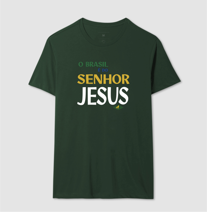 Camiseta O Brasil é do Senhor Jesus — Filhos da Pátria - Imagem 7
