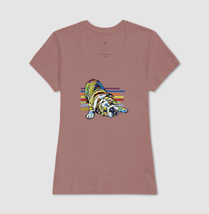 Bulldog inglês colorido - Imagem 18