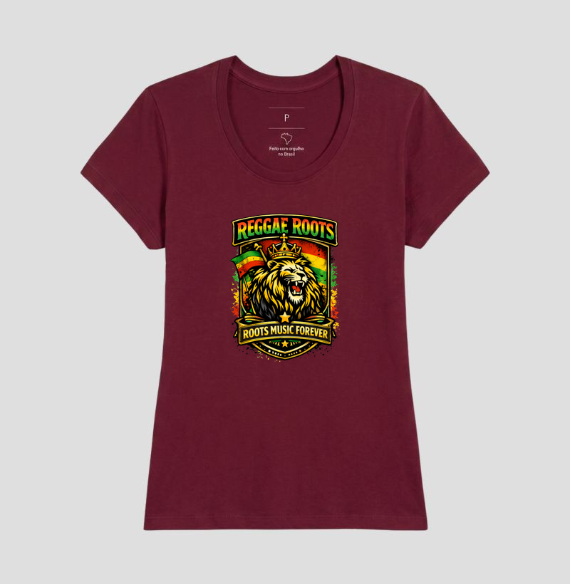 Camiseta Roots Music Forever. Coleção Reggae Music. Masculina e Feminina. Algodão Premium. - Imagem 16