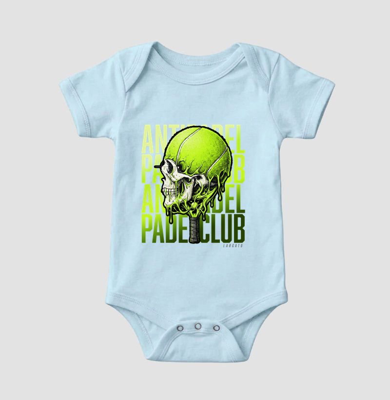 Camiseta Anti-Padel Caveira Verde - Imagem 4