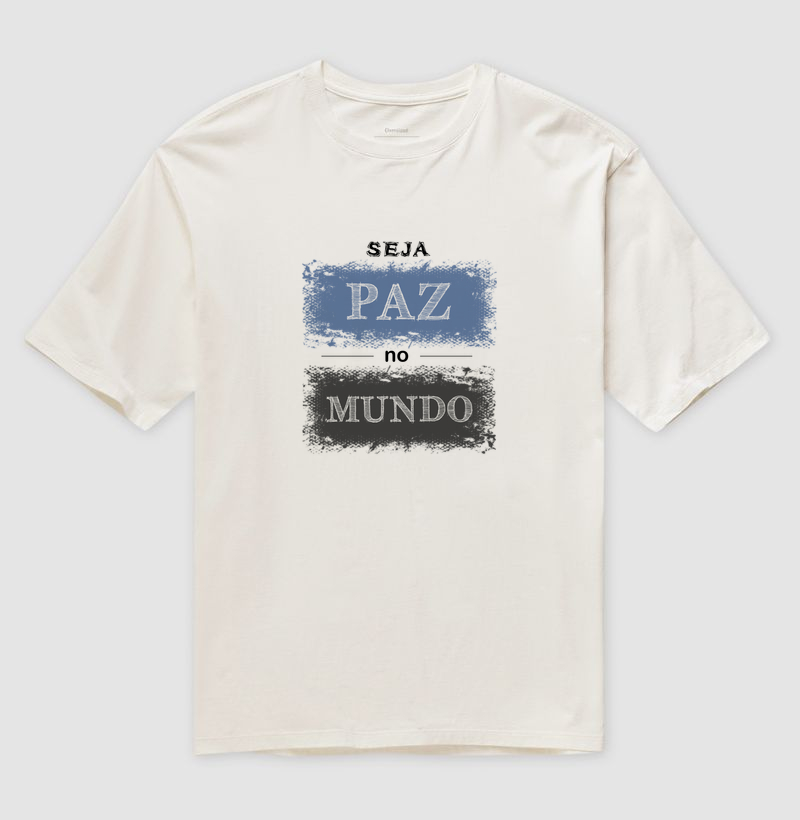 Seja Paz • No Mundo (oversized) - Imagem 5