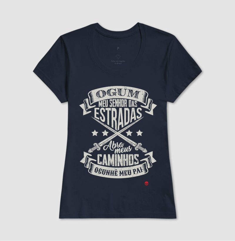 Camiseta Umbanda Orixá Ogum - Abra meus caminhos - Imagem 7
