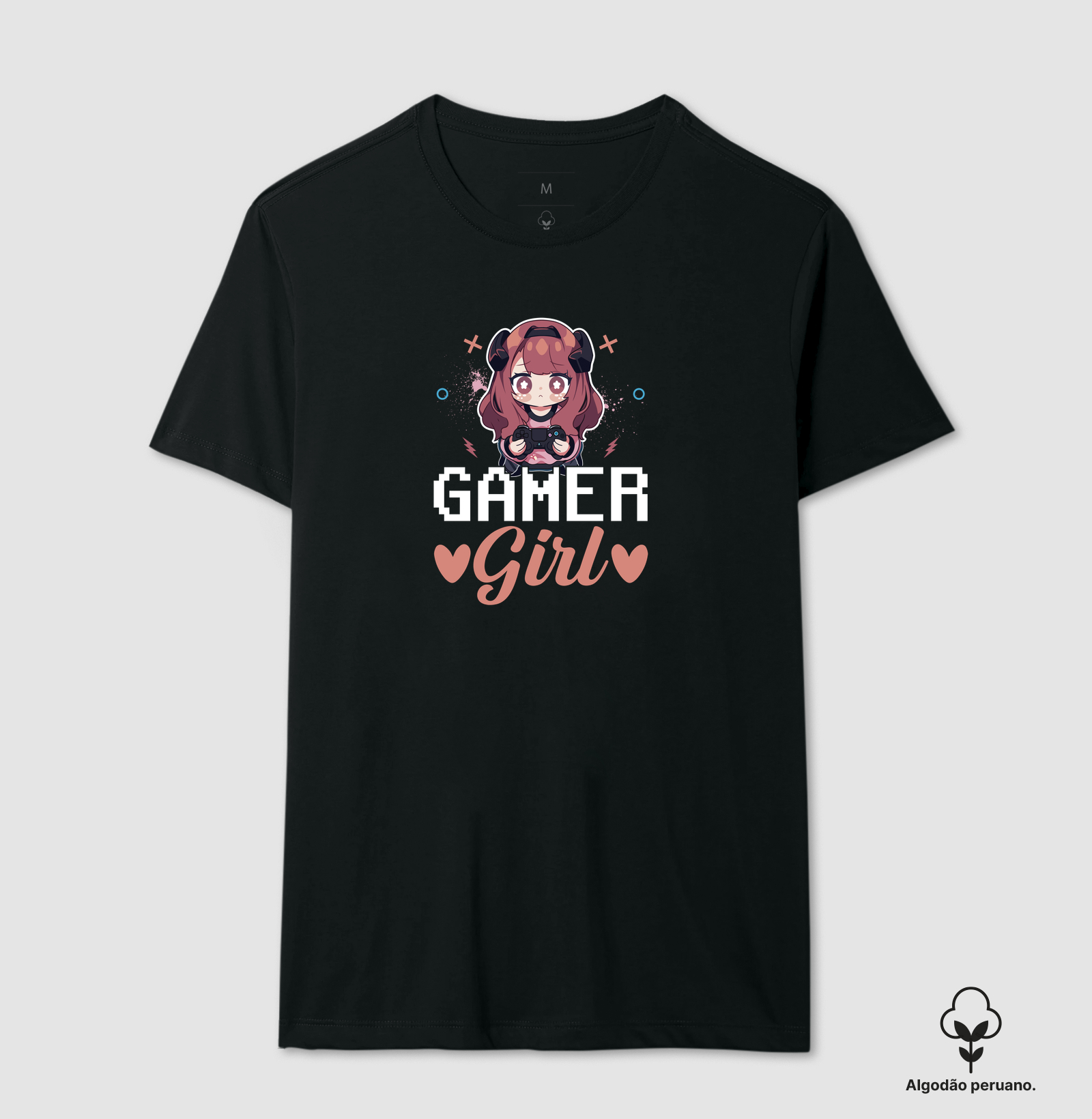 Camiseta Algodão Peruano Gamer Girl - Imagem 2