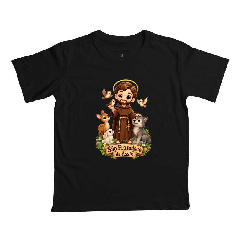 Camiseta Infantil São Francisco de Assis - Imagem 3