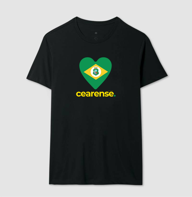 Camiseta Coração Cearense. | OxenteWear - Imagem 2