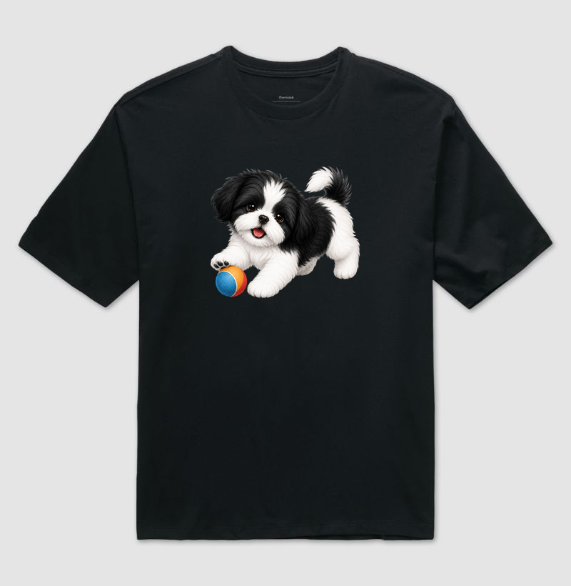Shih Tzu Preto - Desenho Animado - Imagem 2