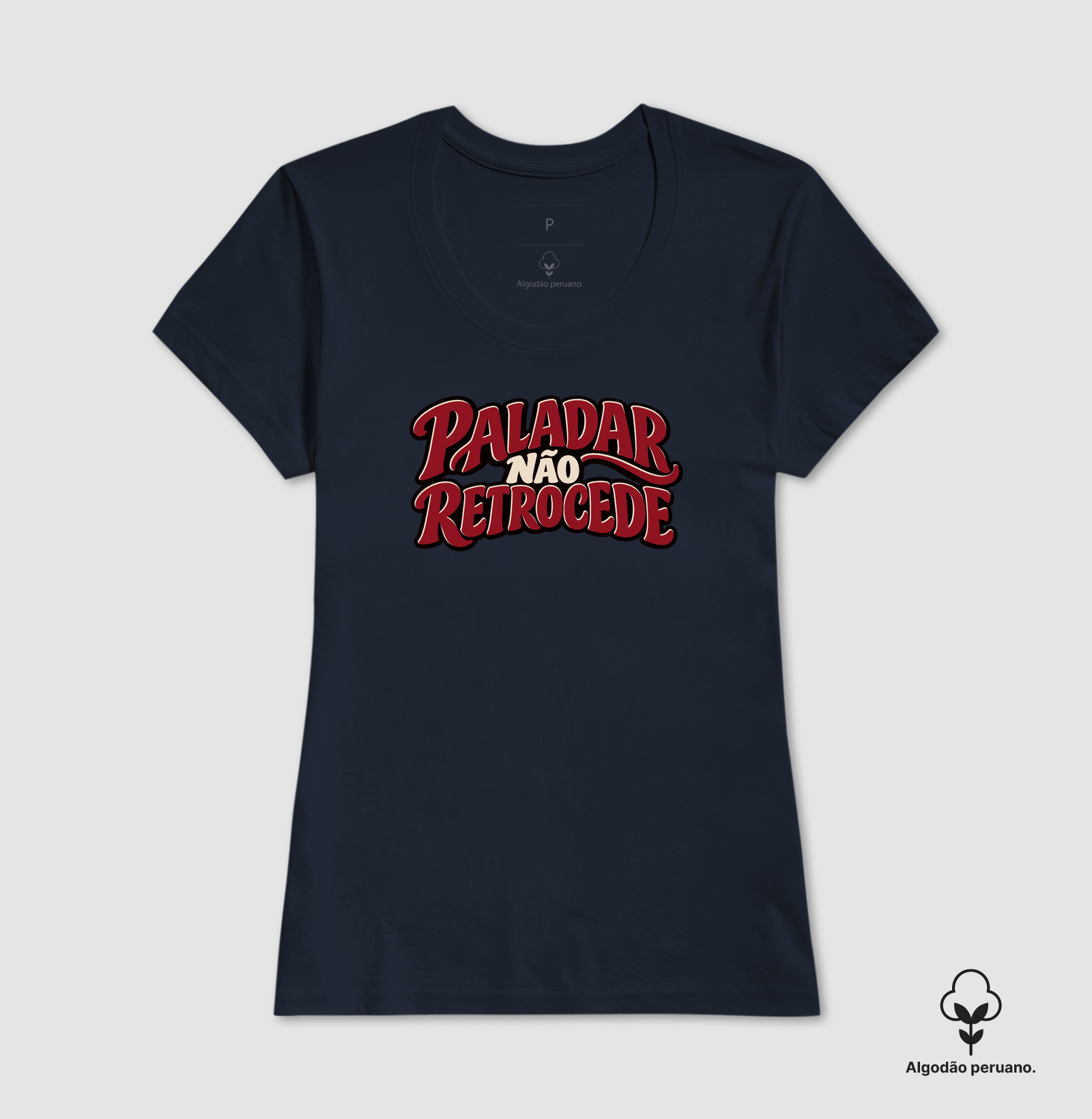 Camiseta Paladar Não Retrocede – Frase Divertida de Vinho - Imagem 4