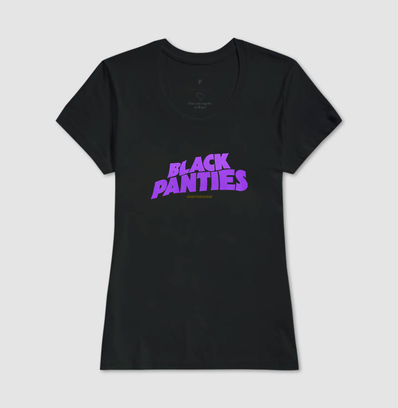 Camiseta Black Panties (Calcinha Preta) | OxenteWear - Imagem 3