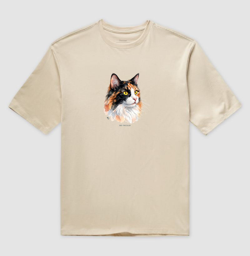 Gatos - SRD Tricolor - Oversized - Imagem 5