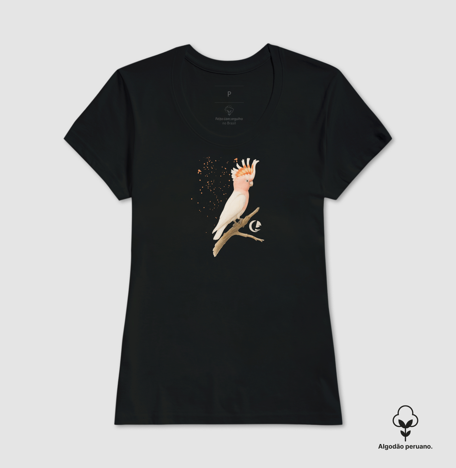 Camiseta Algodão Peruano - Cacatua Inca - Imagem 3