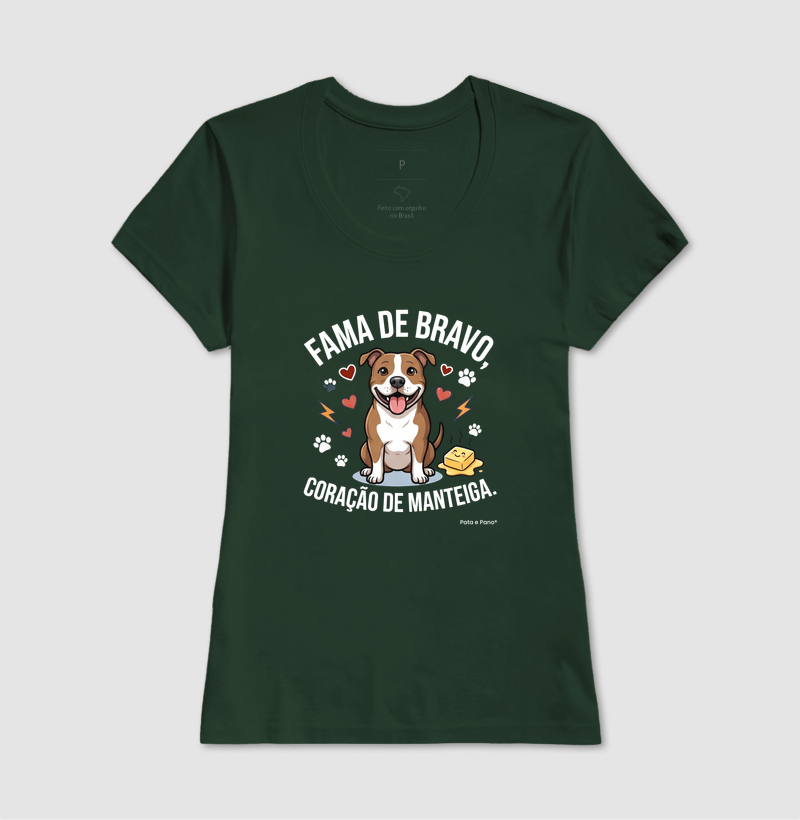 CAMISETA PITBULL FAMA DE BRAVO - Imagem 13