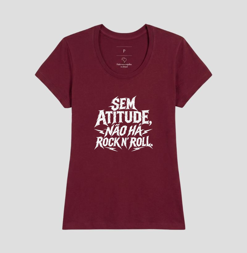 Camiseta Sem atitude, não há rock n' roll - Imagem 19