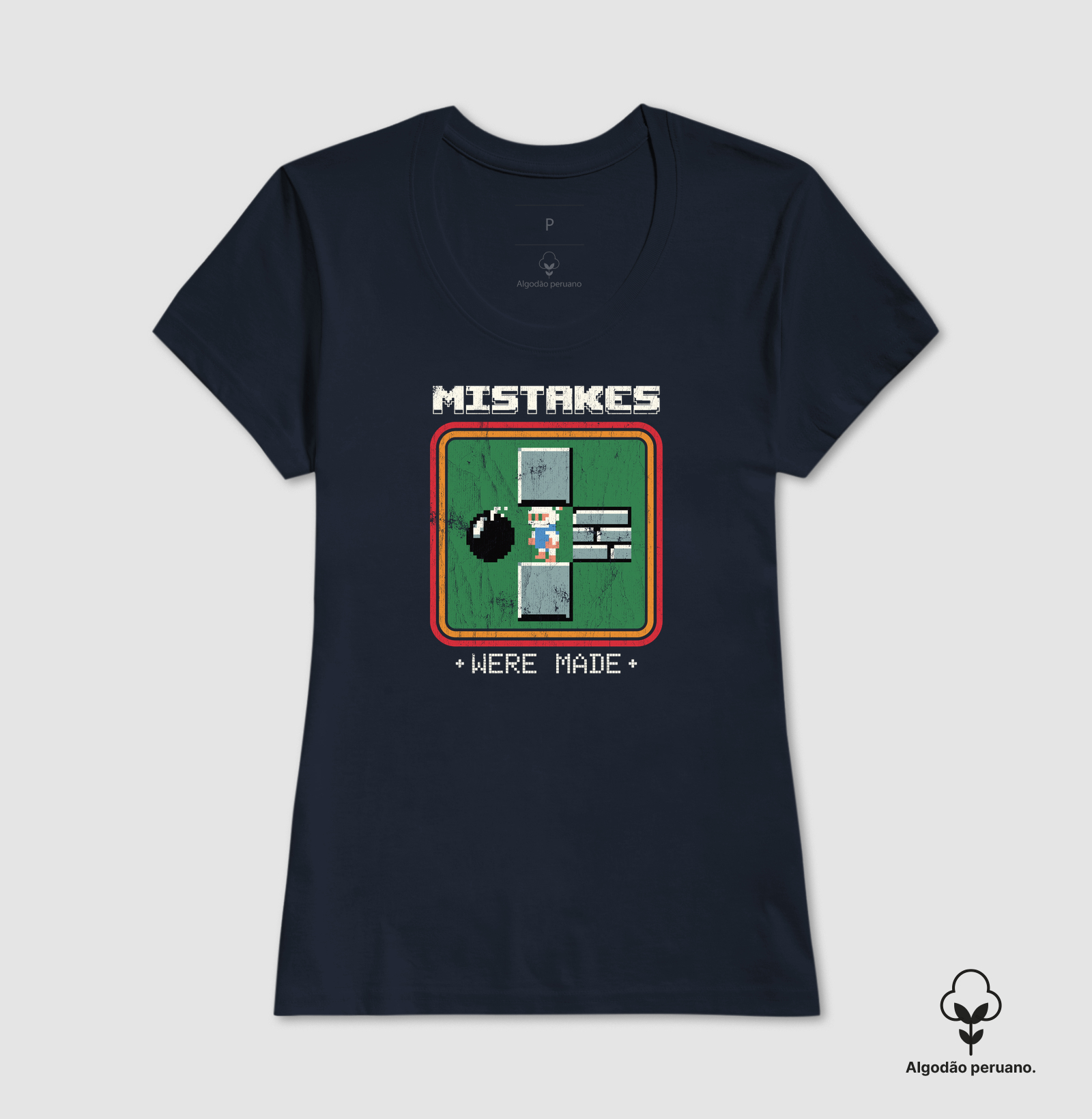 Camiseta Algodão Peruano Erros Cometidos - Imagem 5