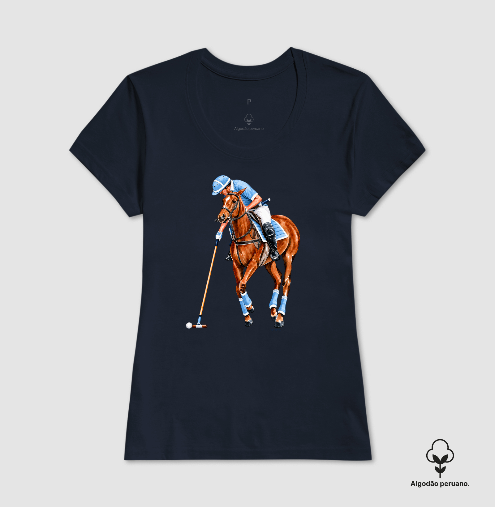 Polo -  Celeste - Imagem 9