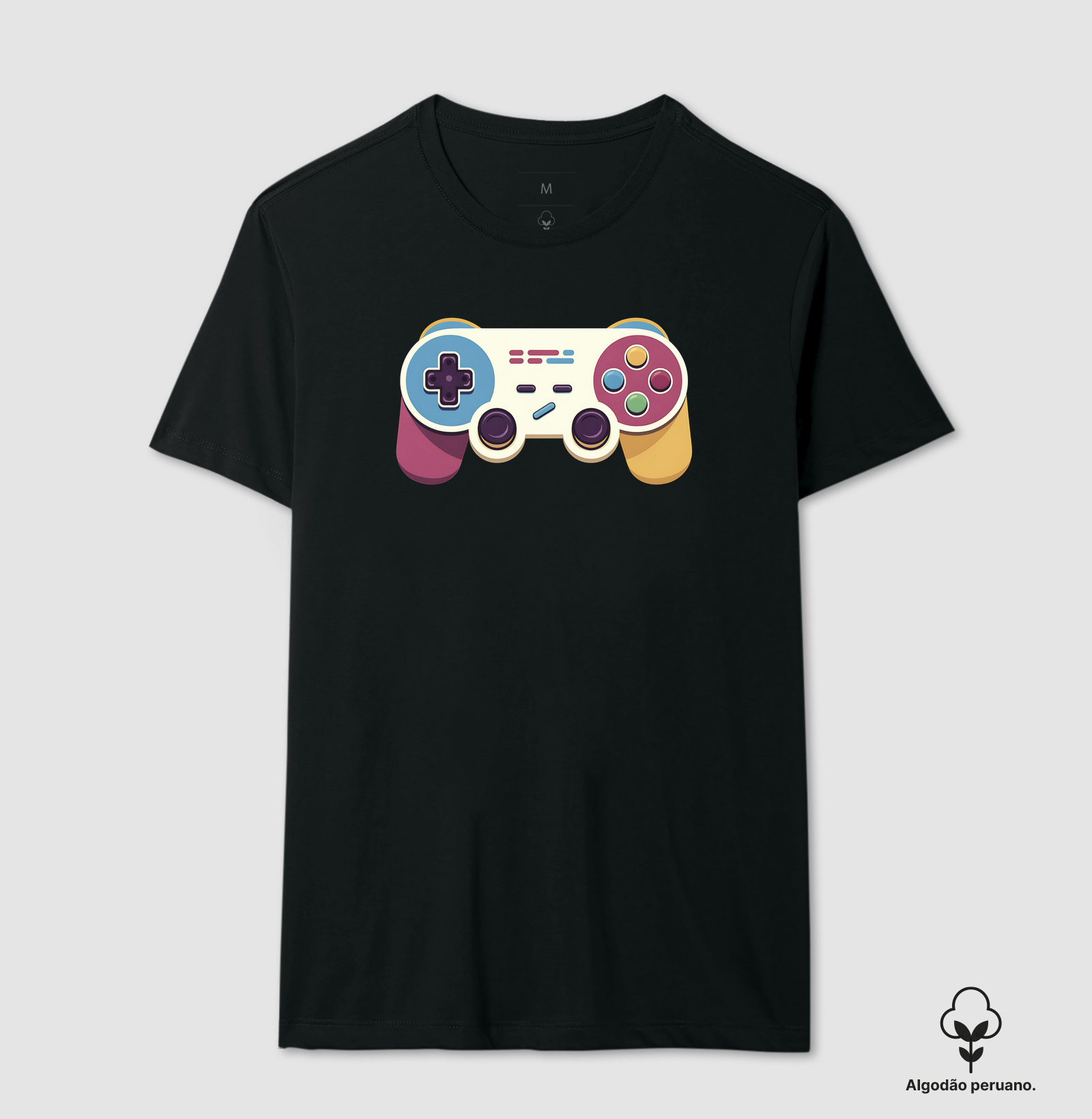 Camiseta Algodão Peruano Press Start - Imagem 2