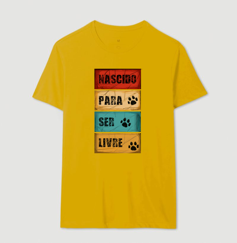 Camiseta Nascido para Ser Livre - Imagem 17