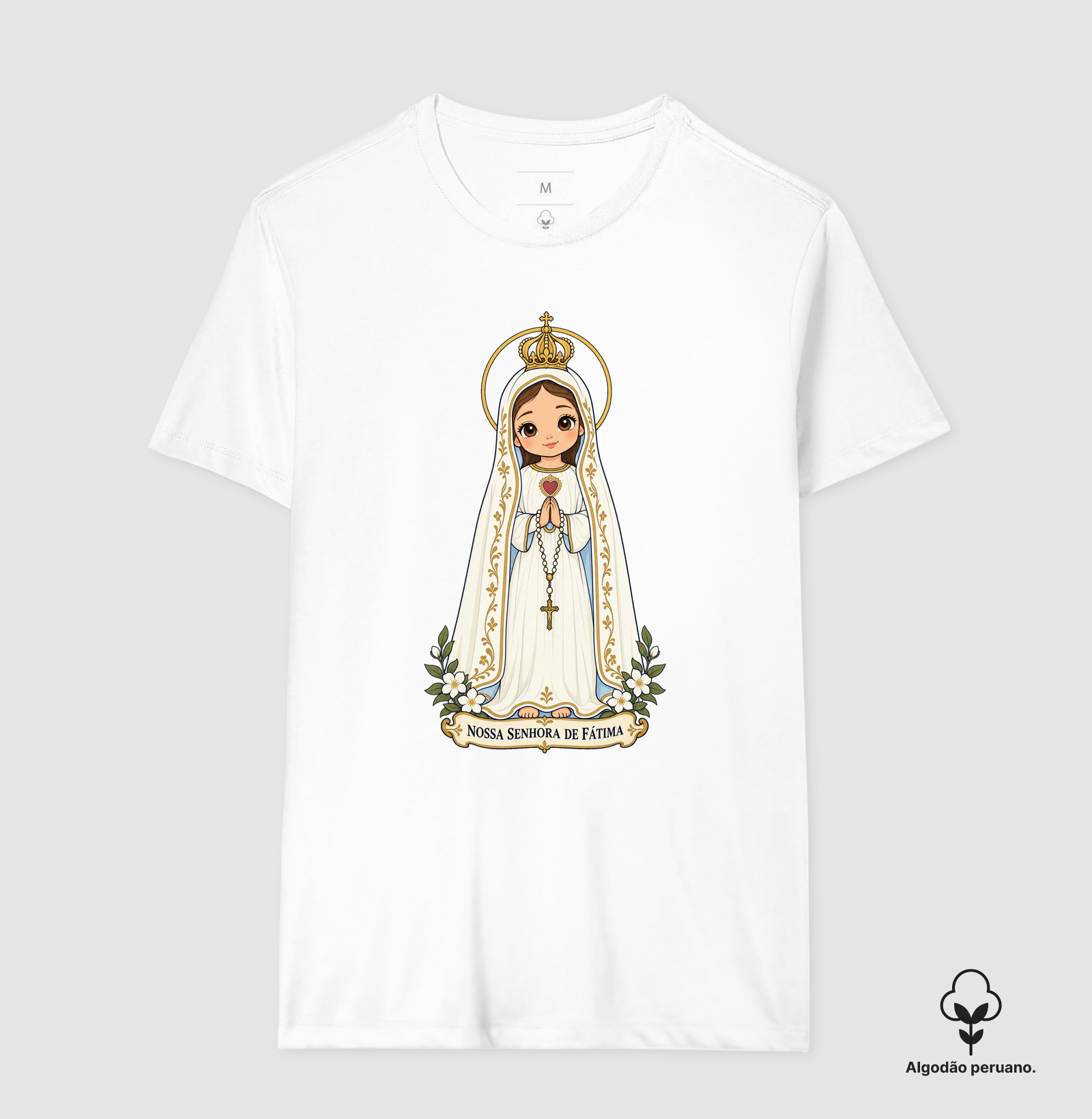 Nossa senhora e Fátima estilo chibi - Imagem 4