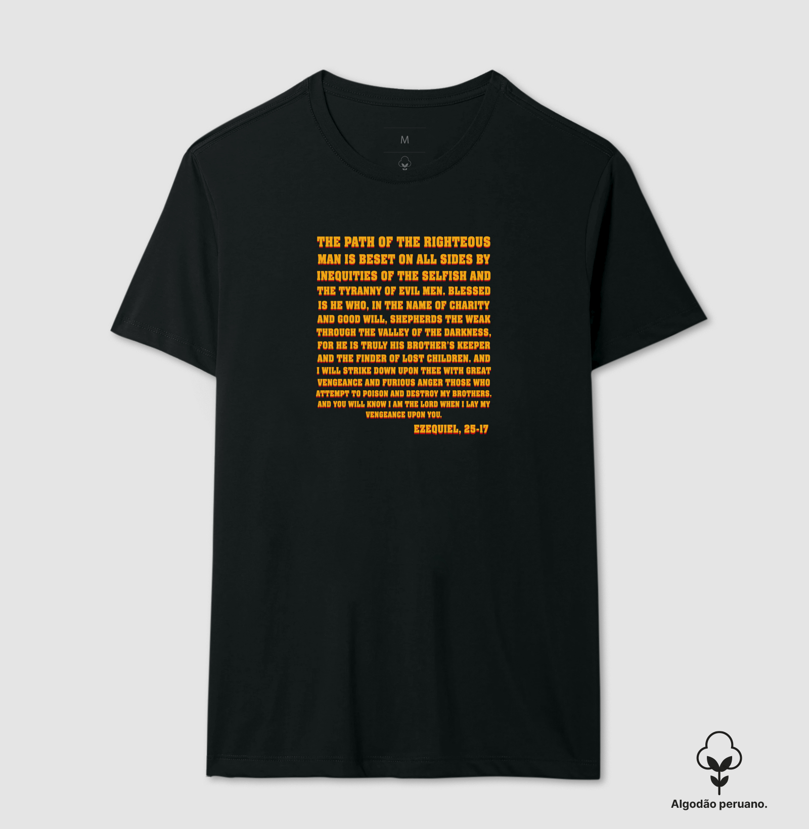 Camiseta Ezequiel 25-17 Algodão Peruano - Imagem 2