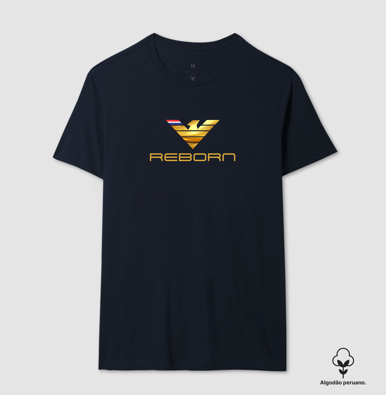 👑🦅 REBORN GOLD | O Renascimento dos Vencedores  A estampa REBORN GOLD é a mais pura representação da grandeza, da conquista e da capacidade de renascer mais forte após cada desafio. Com sua águia imponente em dourado, ela simboliza liderança, visão, prosperidade e a força de quem transforma obstáculos em oportunidades. - Imagem 4