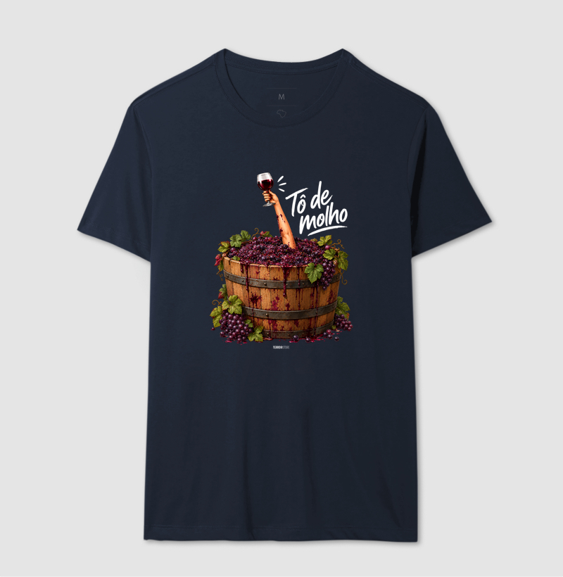 Camiseta Vinho - “Tô de Molho” – Humor & Wine Mood - Imagem 6