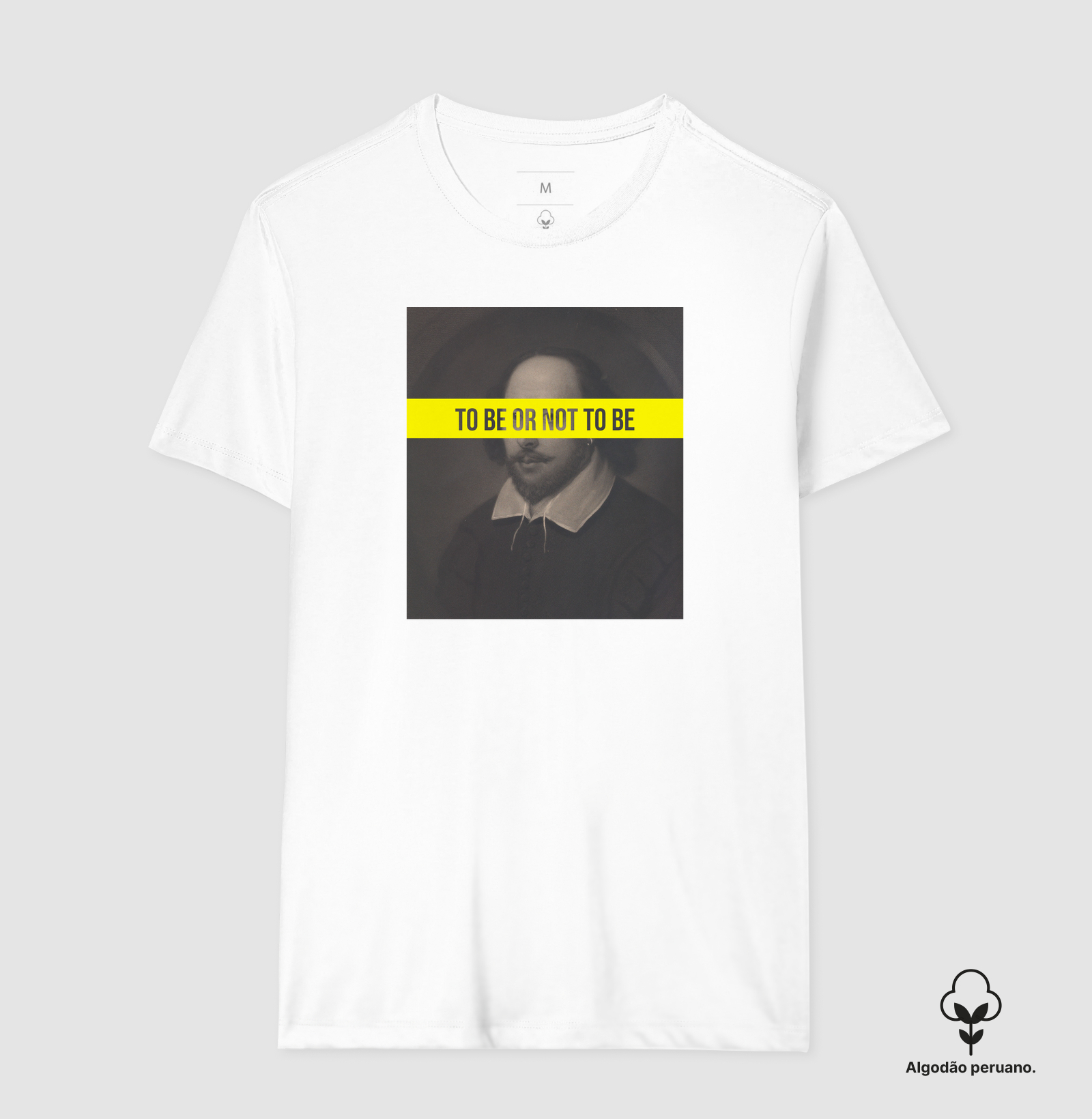 Camiseta Algodão Peruano - Shakespeare - To Be or Not - Imagem 4