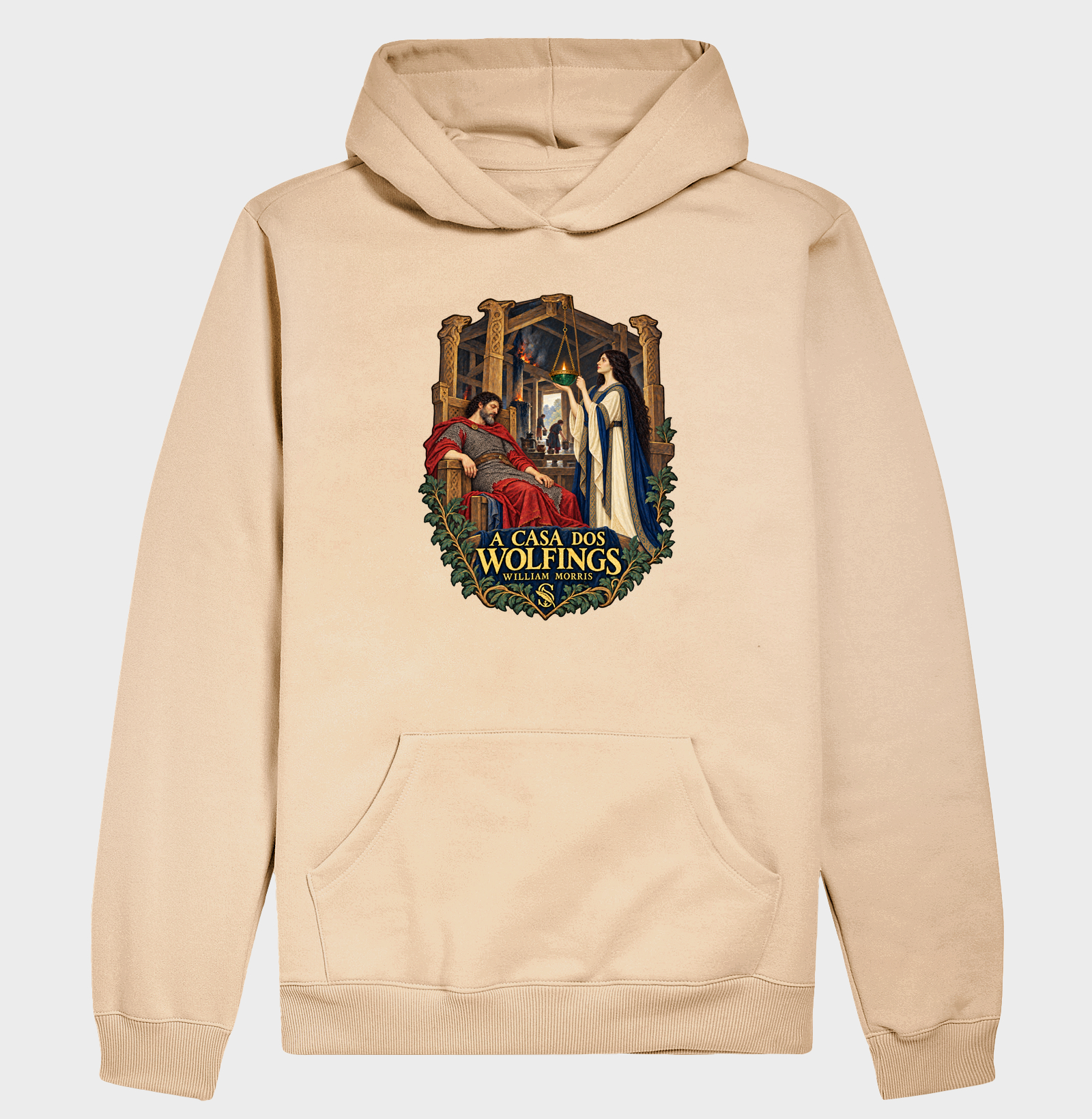 A Casa dos Wolfings — A lâmpada do salão — Hoodie - Imagem 4