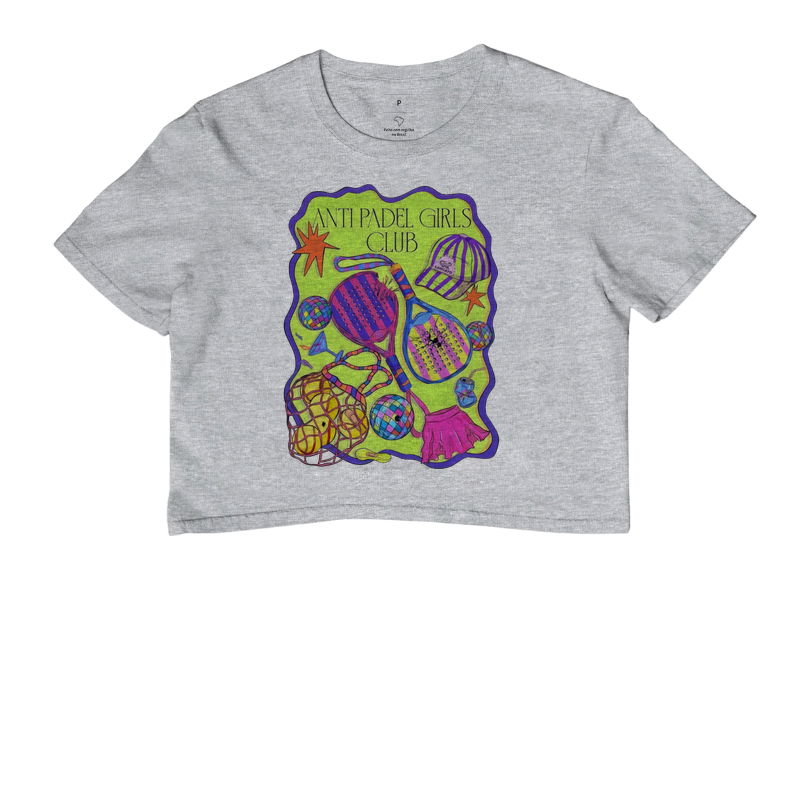 Camiseta Feminina Anti Padel Girls Club Retrô - Imagem 6