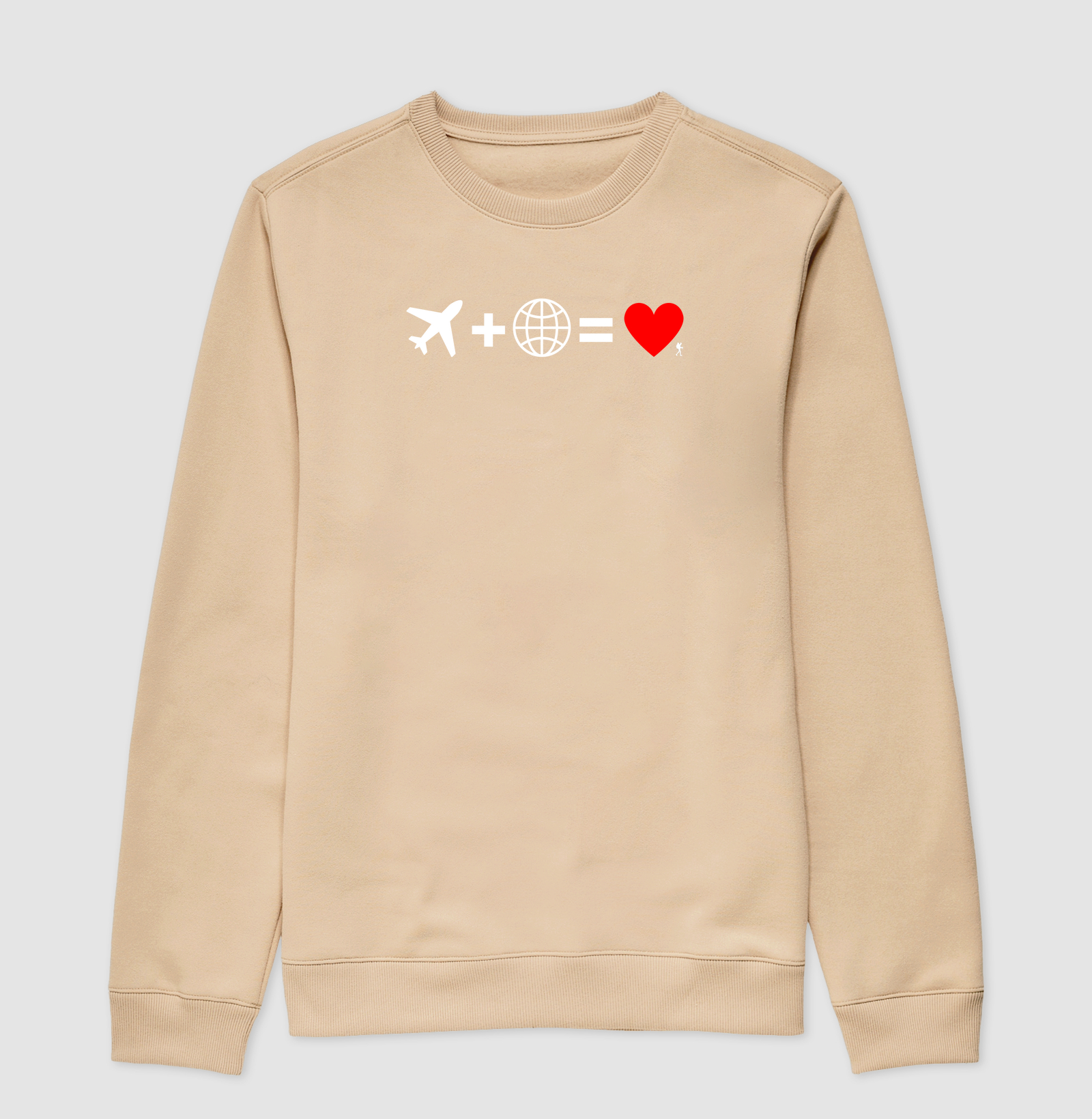 Camiseta Aviao Mais Mundo Igual Amor | Equacao Viagem Minimalista | Colecao Viciados em Viagem - Imagem 3